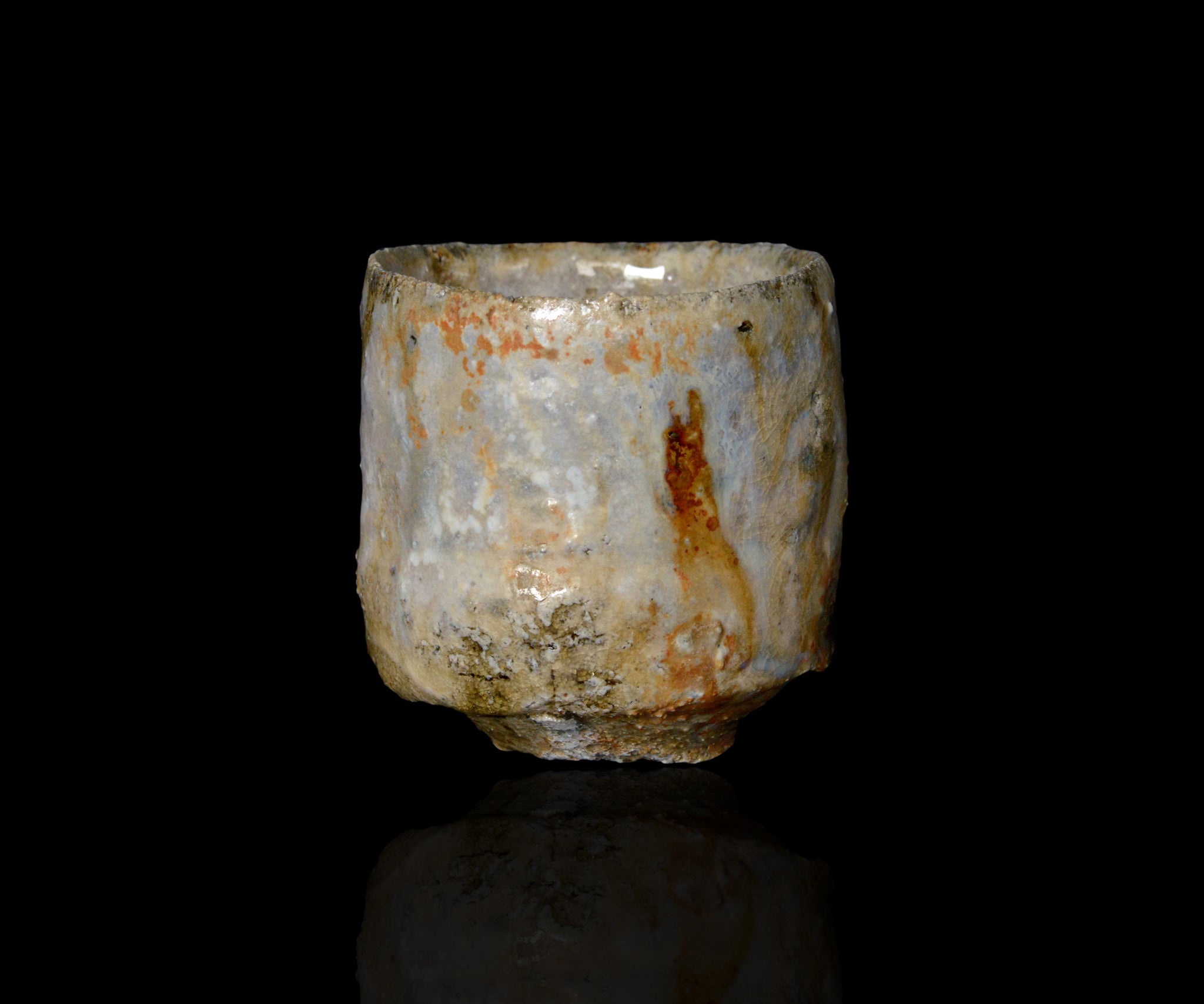 今西公彦　酒呑 丹波灰釉酒呑（今西公彦） Tanba Sake Cup（Masahiko Imanishi