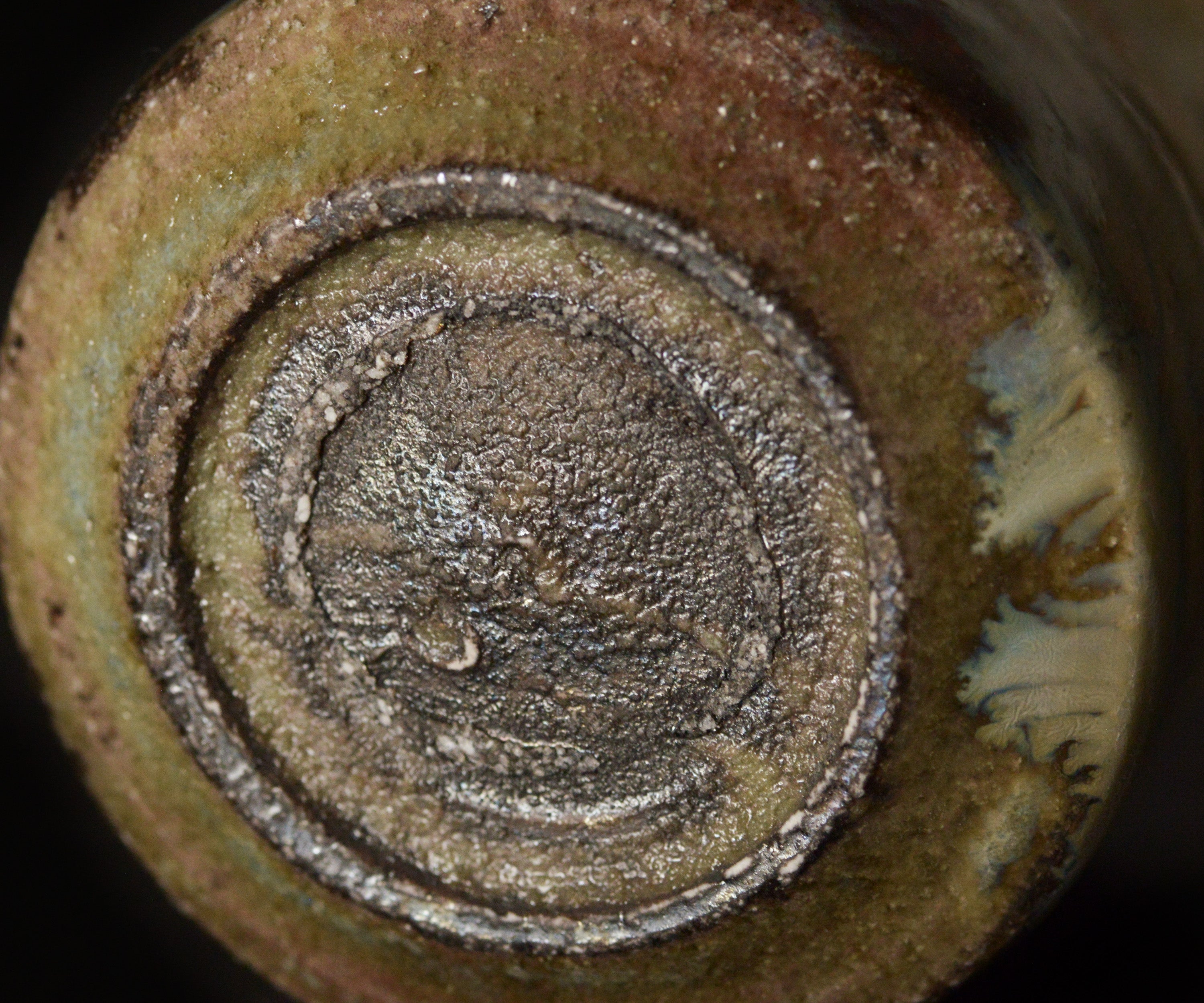 松村遷 本沼手黄瀬戸窯変酒盃A – 窯と土～Kama-to-tsuchi～