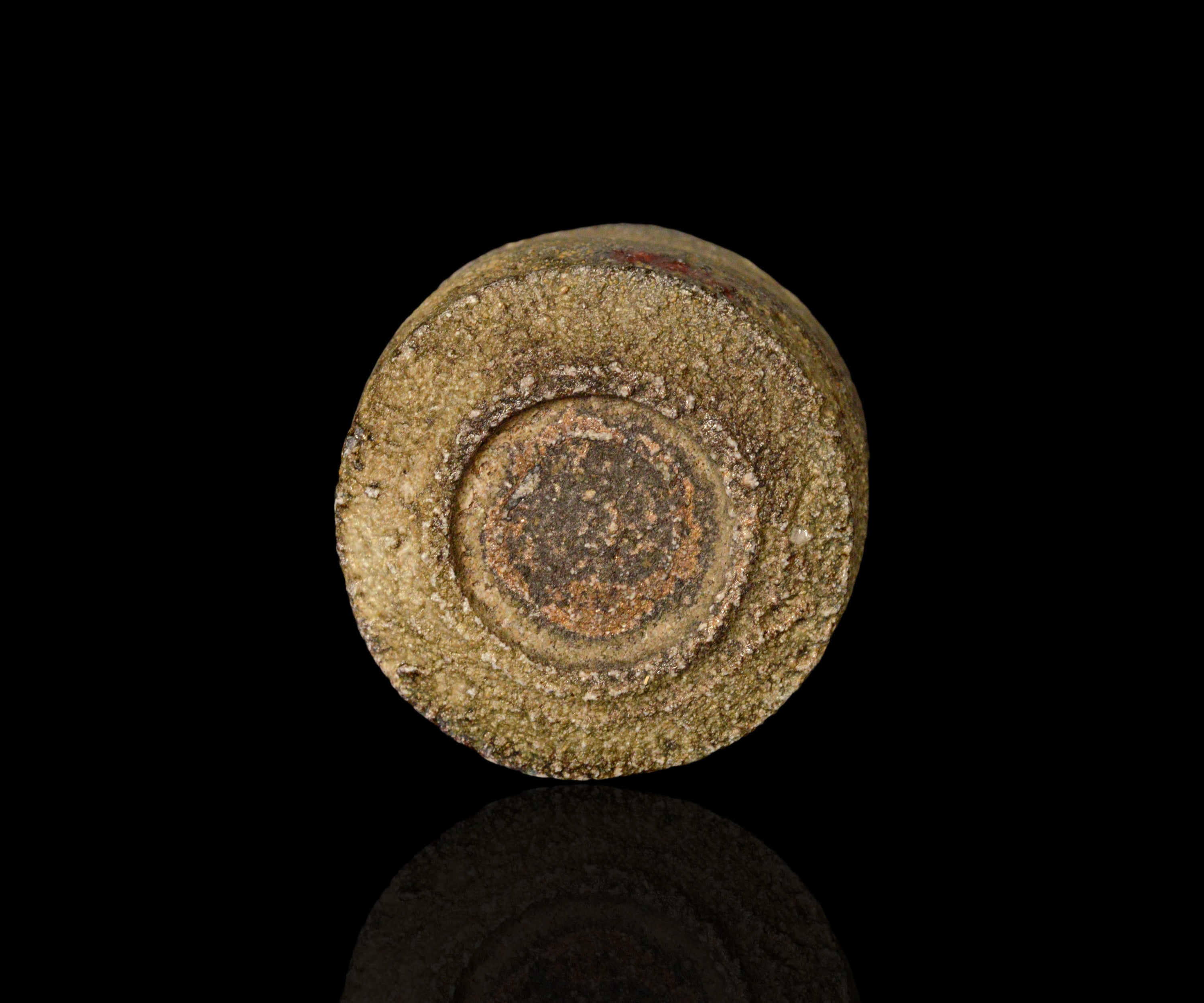 松村遷 本沼手黄瀬戸窯変酒盃C – 窯と土～Kama-to-tsuchi～