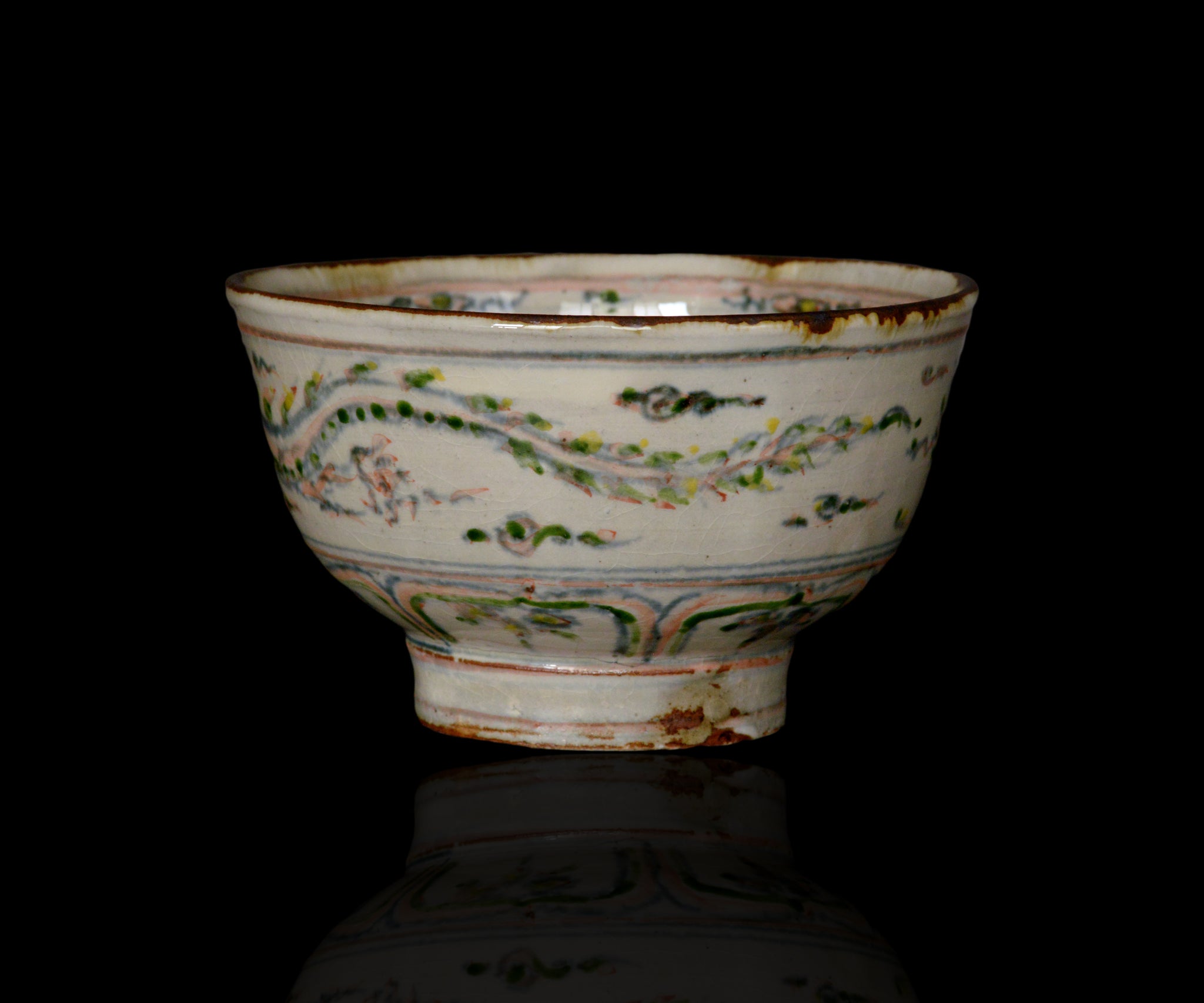 藤田佳三の赤絵粉引片口 藤田佳三の赤絵粉引片口 藤田佳三 | UTSUWA-HOTARU online store