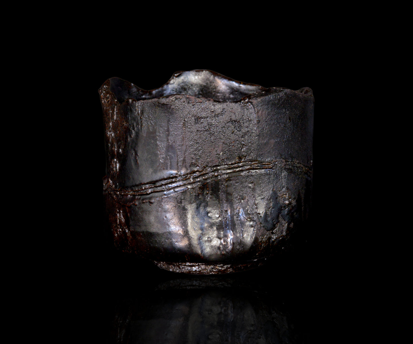 若尾利貞 黒楽茶盌