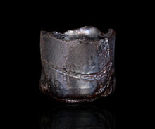 画像をギャラリービューアに読み込む, 若尾利貞 黒楽茶盌
