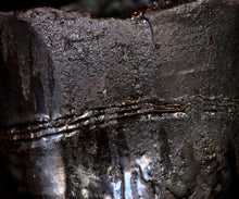 画像をギャラリービューアに読み込む, 若尾利貞 黒楽茶盌
