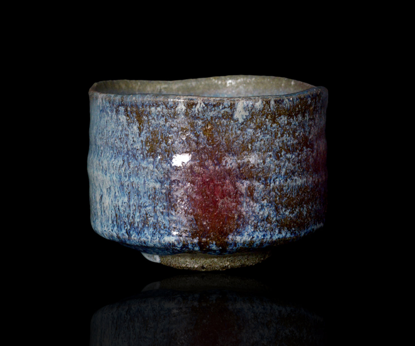 松村遷 本沼手黄瀬戸窯変茶盌