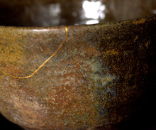 画像をギャラリービューアに読み込む, 三藤るい 青唐津割高台茶碗
