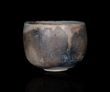 画像をギャラリービューアに読み込む, 吉見螢石 淡変須恵茶盌 銘「海神」

