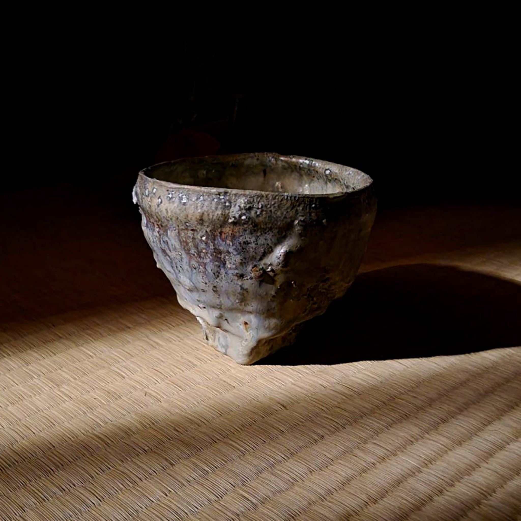ジェフシャピロ 白釉茶盌 