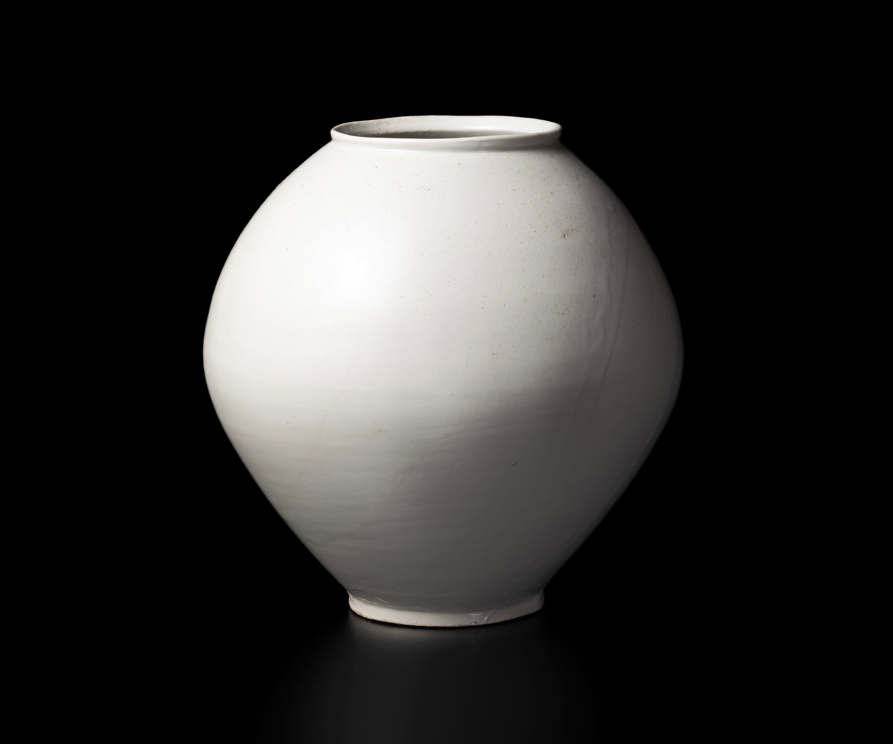 森岡由利子 角形 花器壺白磁壺李朝