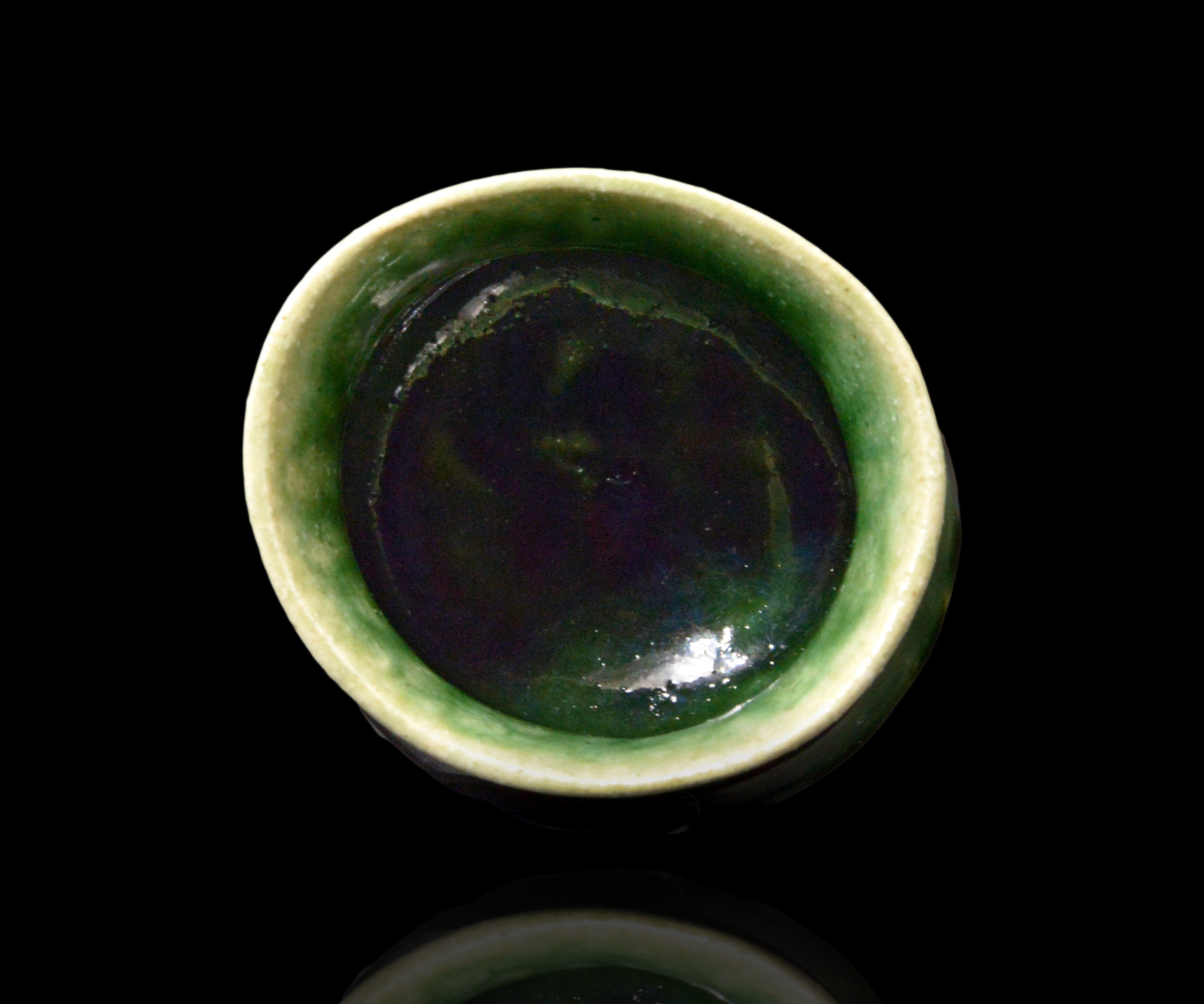 鈴木徹 緑釉湯呑A – 窯と土～Kama-to-tsuchi～